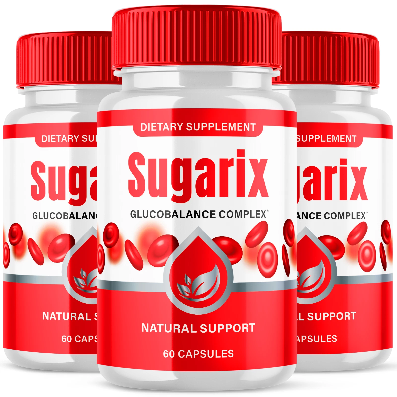 Sugarix Glucobalance Complex Supplement Natural Support Formula 180 Capsules