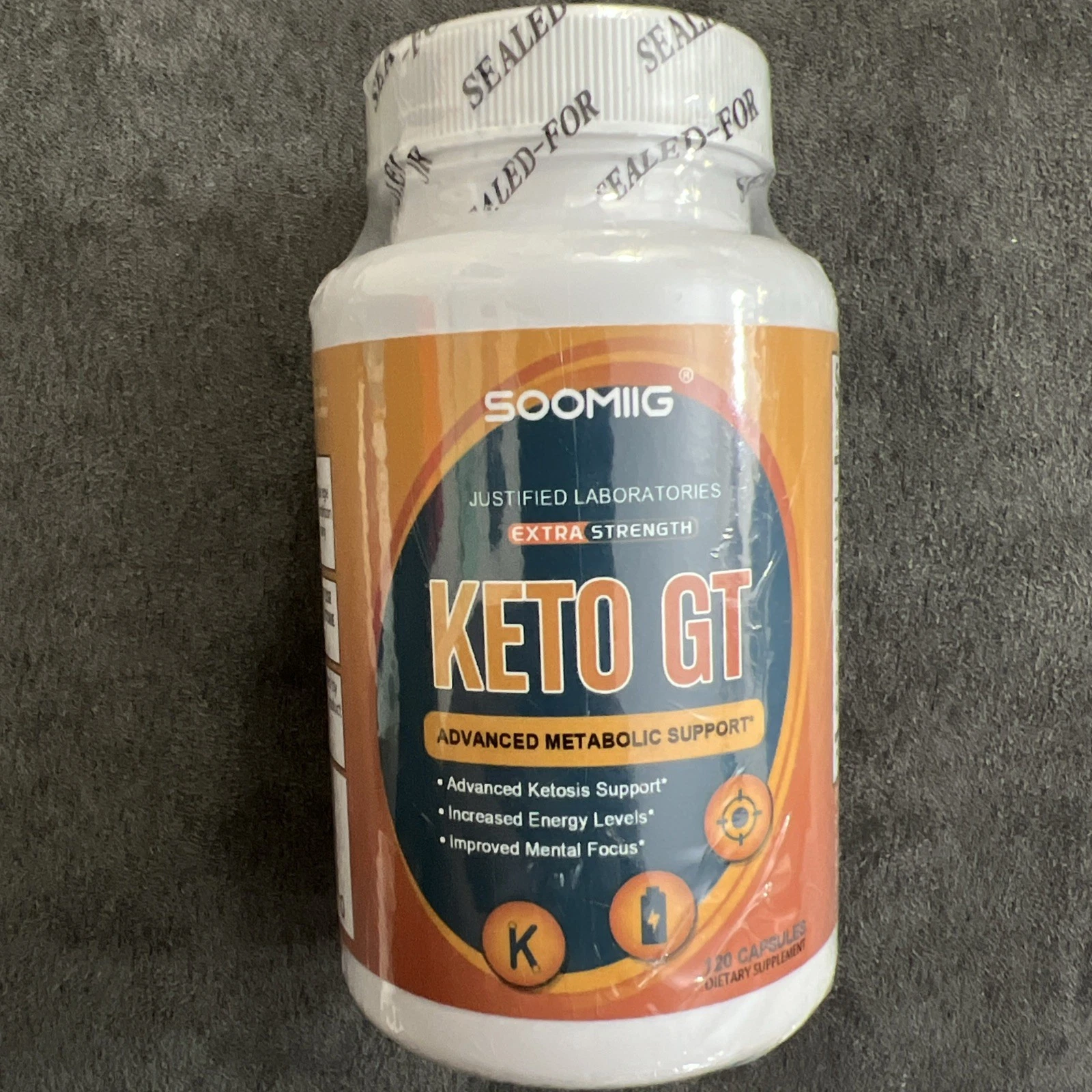 Justified Laboratories Keto GT Advanced Metabolic Support - 120 Capsules 12/26