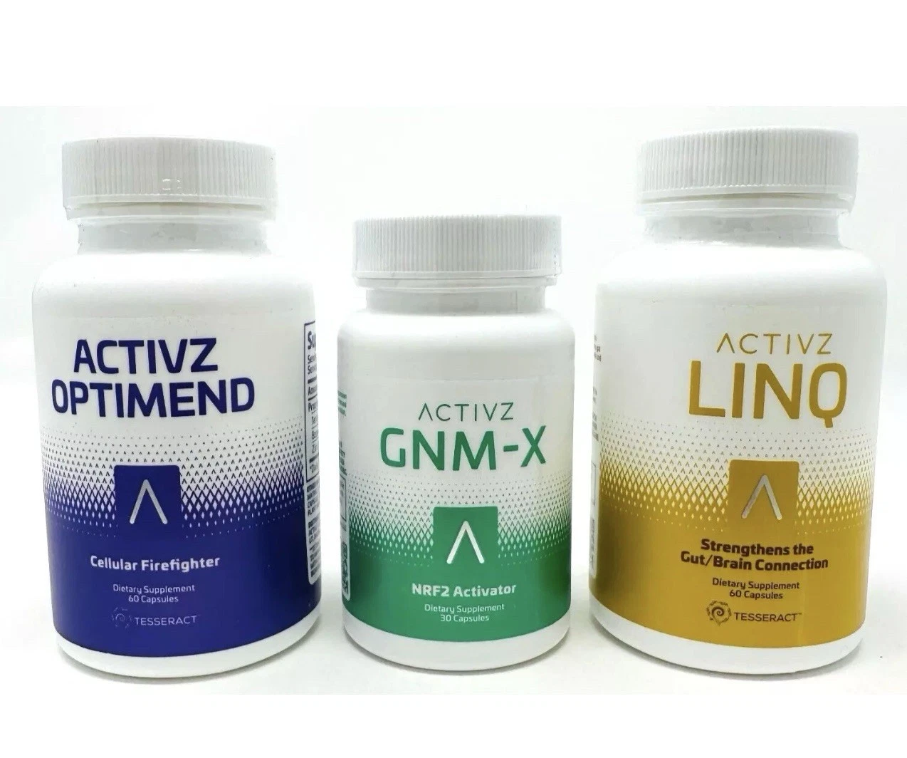 ACTIVZ TRIFECTA COMBO 1 GNM-X (30) 1 LINQ (60) 1 OPTIMEND (60) Free Shipping