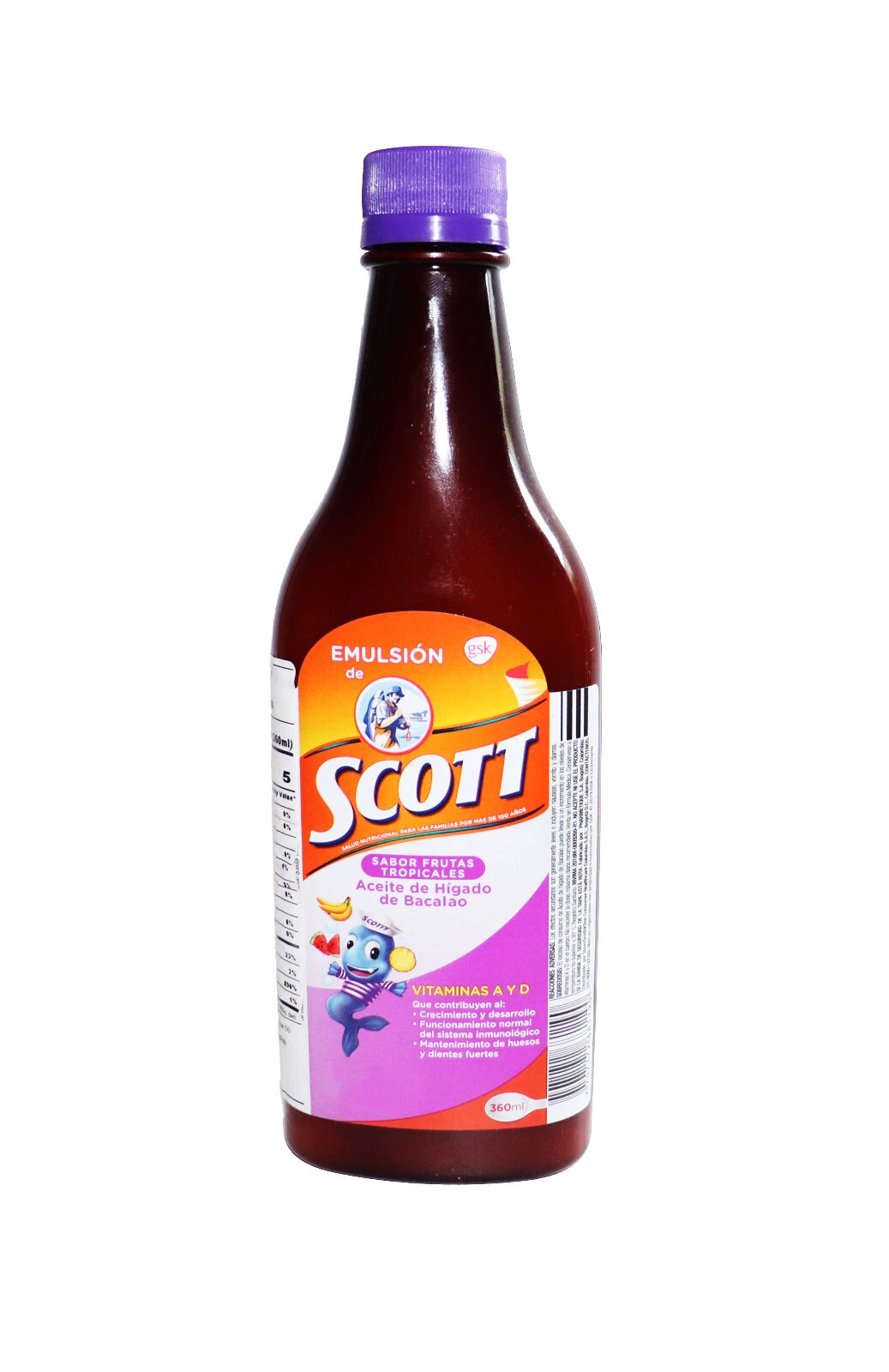 Emulsion Scott Tropical Fruit Frutas tropicales 360 ml