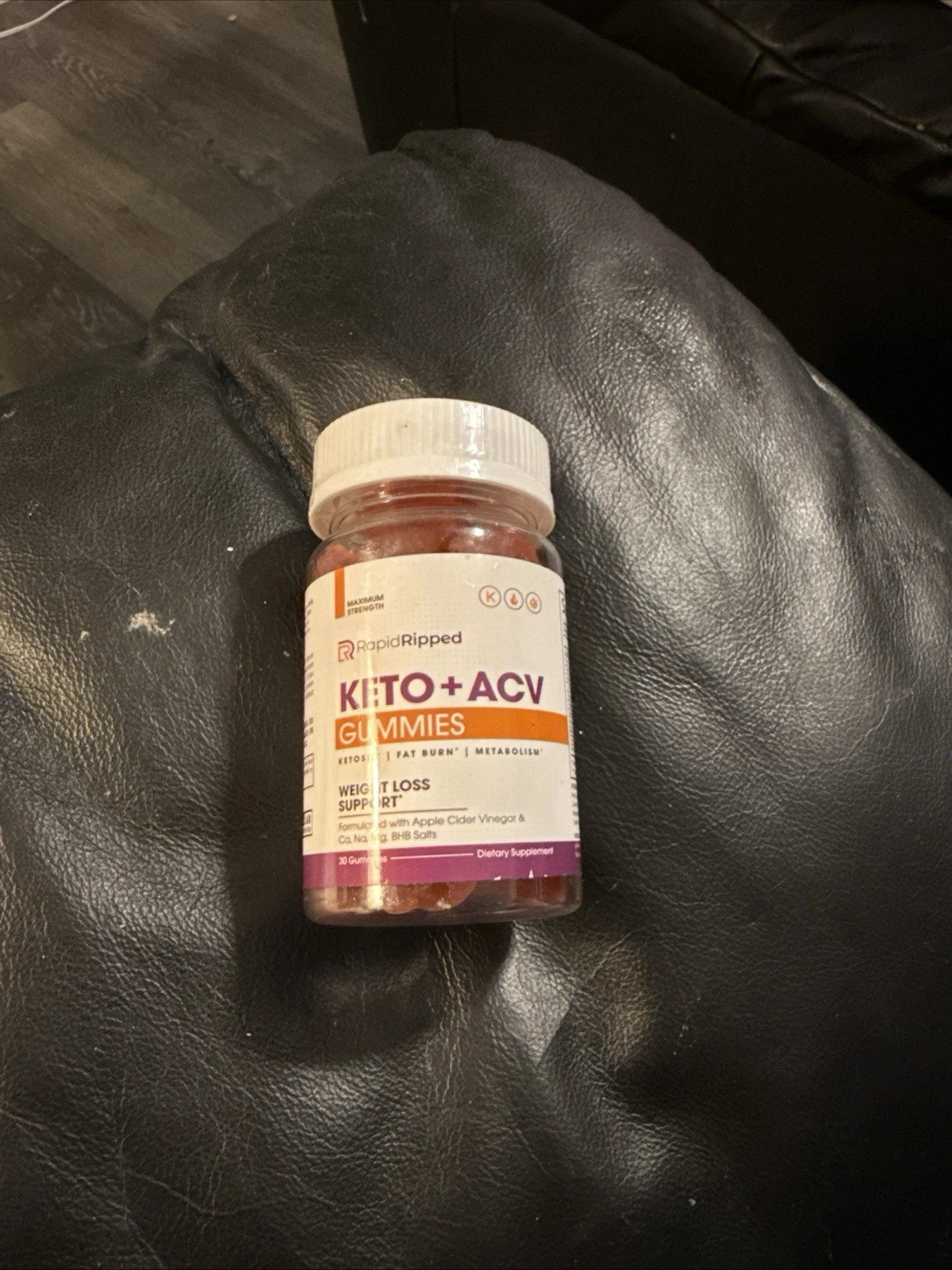 Rapid Ripped Keto + ACV Weight Loss Support 30 Gummies Exp 09/28