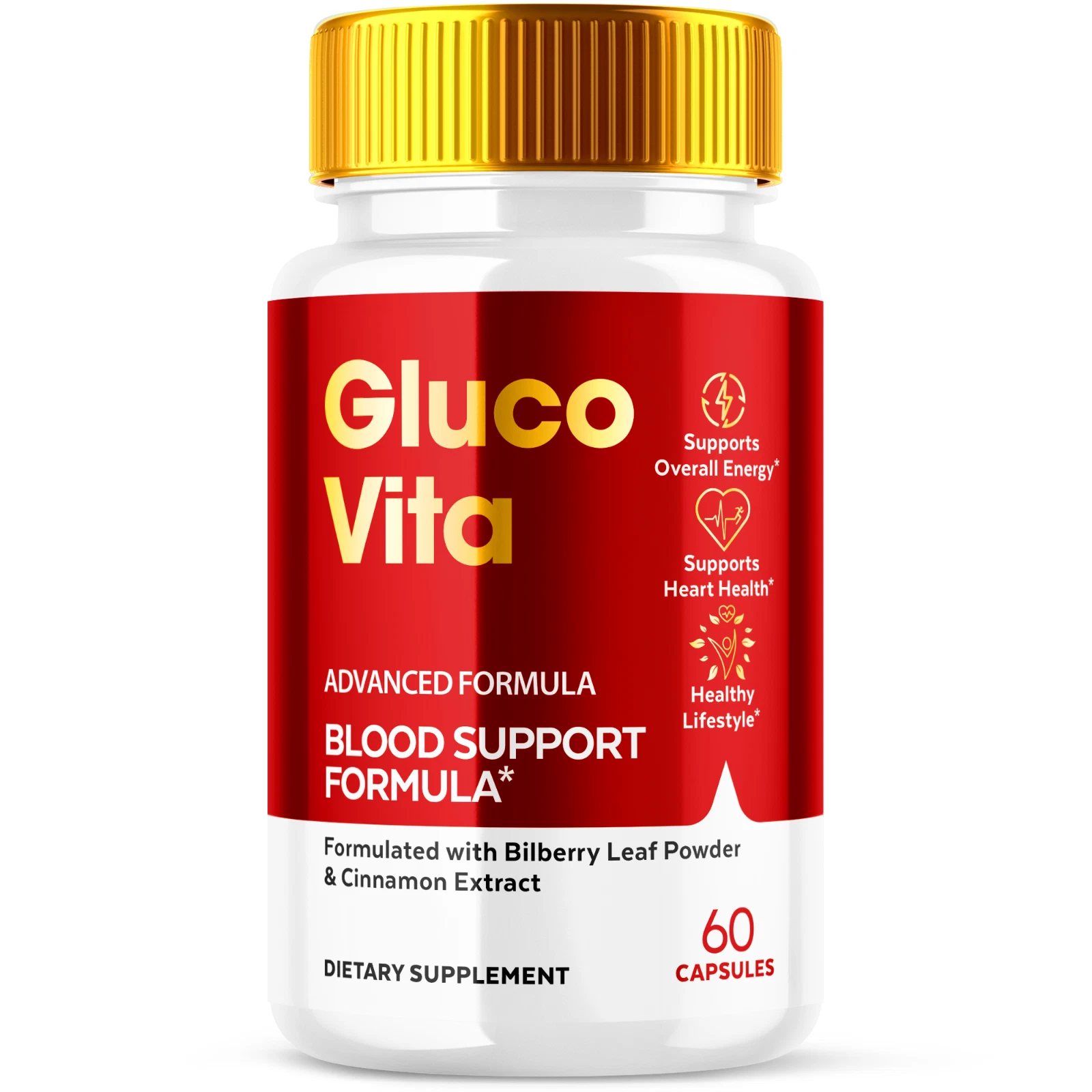 Gluco Vita Blood Balance Glycogen Support Advanced Glyco Optimizer, 60 Capsules