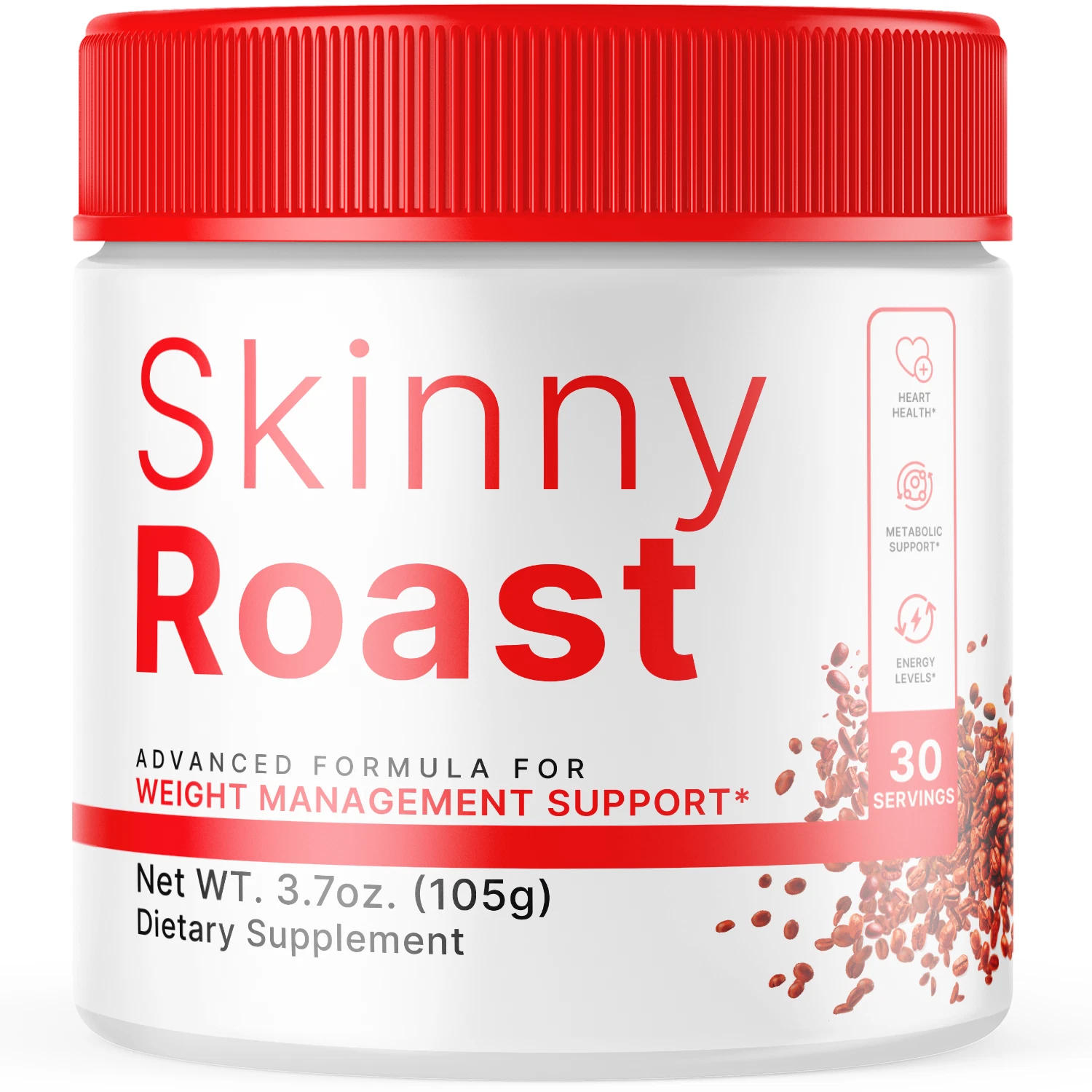 Skinny Roast Advanced Weight Management Powder Fitness Support Supplement 1 Pack