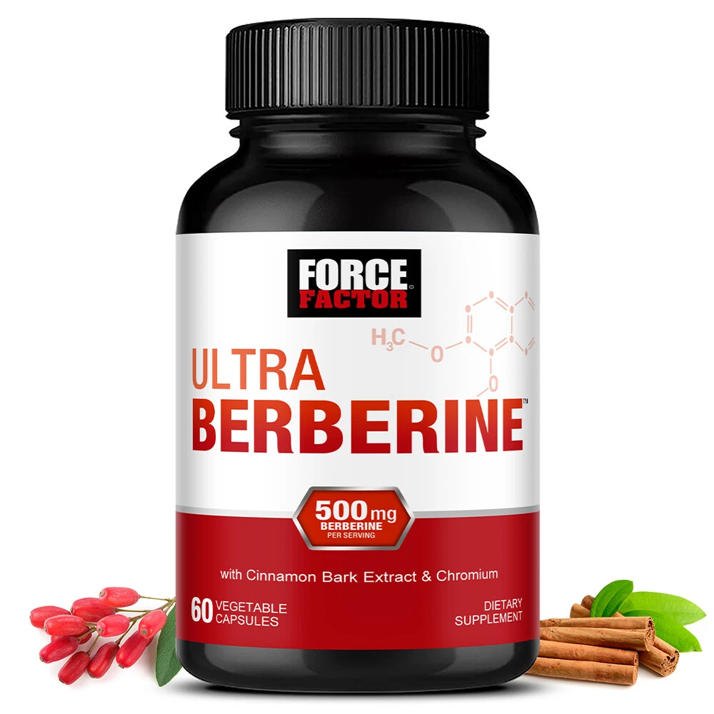 Force Factor Berberine 500mg, 60 Vegetable Capsules