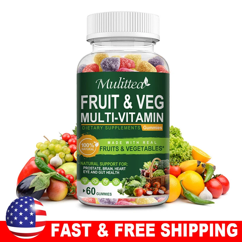 Fruits & Veggies 60Gummies Fruit & Veggie Vitamins & Minerals Dietary Supplement