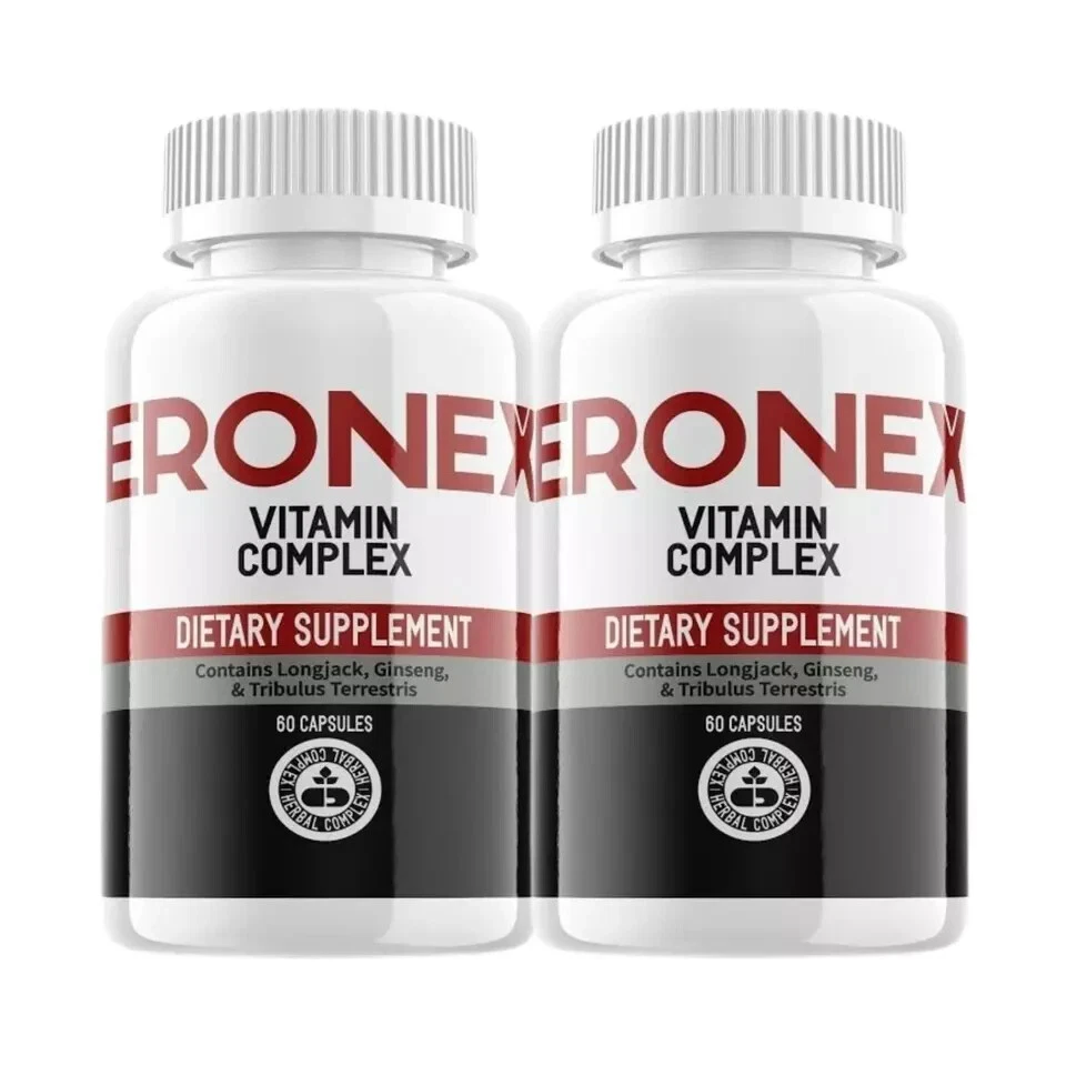 Eronex Vitamin Complex Male Vitality Dietary Supplement (120 Capsules) 2-Pack
