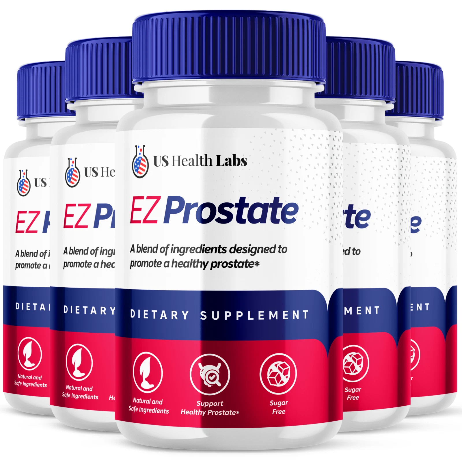 EZ Prostate Support Vitamin Maximum Strength Supplement for Men 300 Capsules