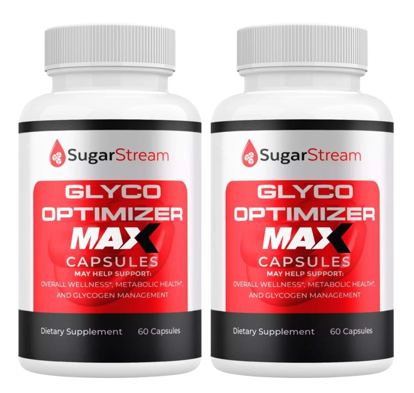 Sugar Stream Glyco Optimizer MAX Capsules SugarStream Pills ( 2 Pack )